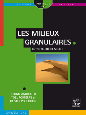 cover image of Les milieux granulaires